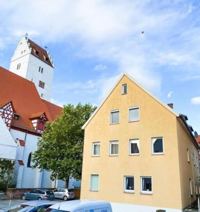 Ferienwohnung Am Schloss Leipheim Naehe Legoland Exteriör bild
